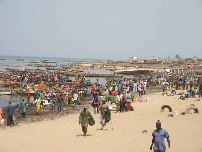 arrivée des pêcheurs
